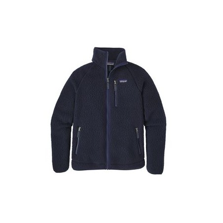 M\'S RETRO PILE JKT- COL. NAVY BLUE