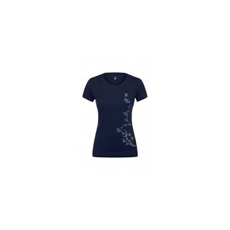 MERINO BLOOM T-SHIRT WOMAN - NERO