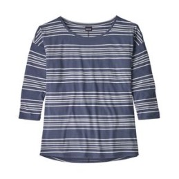 W\'S SHALLOW SEAS 3/4 SLEEVED TOP - LIDO