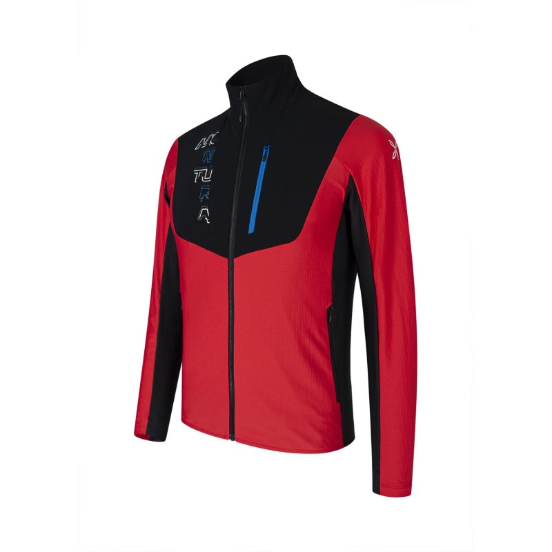 BLEND LINE MAGLIA -POWER RED/CELESTE