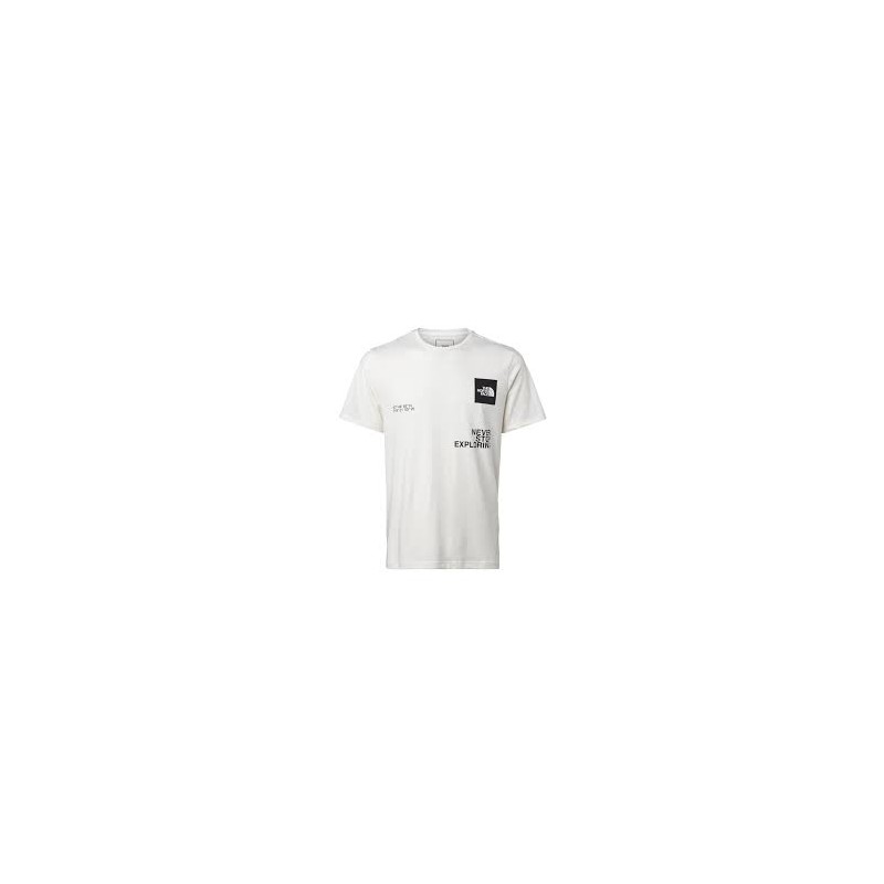 M FOUNDATION COORDINATES GRAPHIC TEE -GARDENIA WHITE/TNF BLK