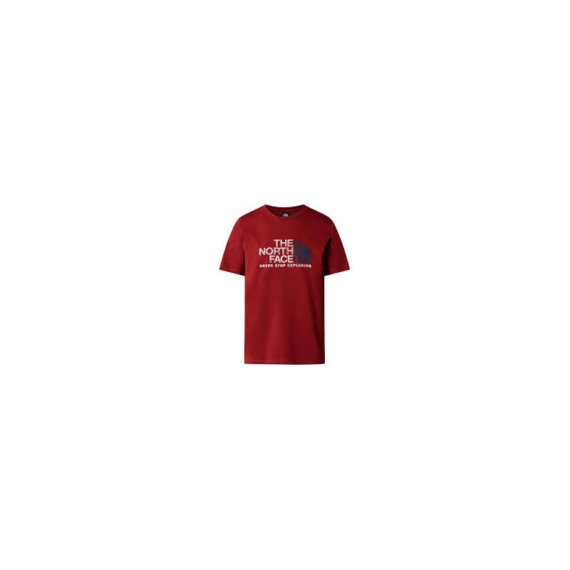 M S/S RUST 2 TEE - IRON RED