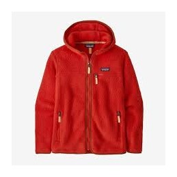 W\'S RETRO PILE HOODY - MADR