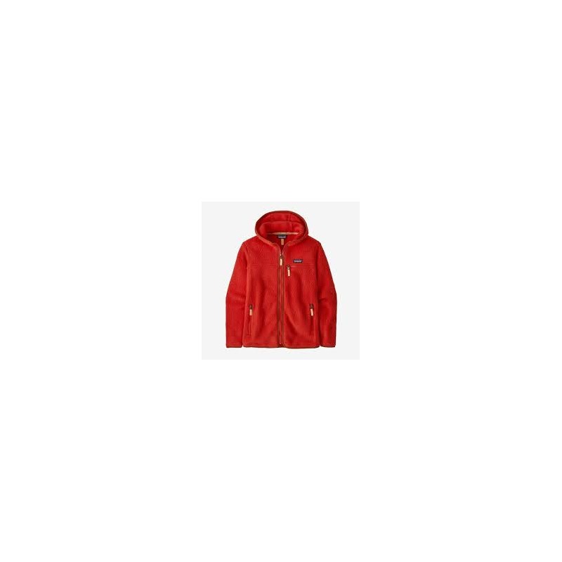 W\'S RETRO PILE HOODY - MADR