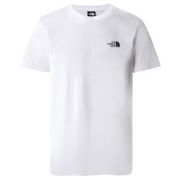 M S/S SIMPLE DOME TEE - TNF WHITE