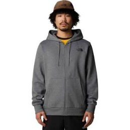 M SIMPLE DOME FULL ZIP - TNFMEDIUMGREY