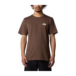 M S/S SIMPLE DOME TEE - SMOKEY BROWN