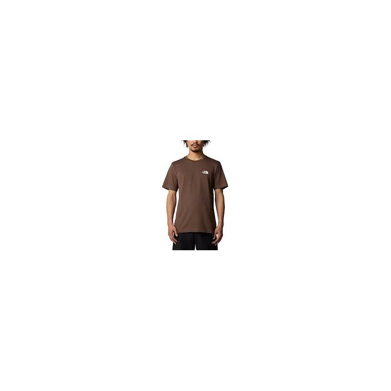 M S/S SIMPLE DOME TEE - SMOKEY BROWN