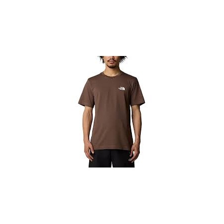 M S/S SIMPLE DOME TEE - SMOKEY BROWN