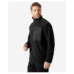 Men\'s Daybreaker Block Microfleece Jacket-BLACK