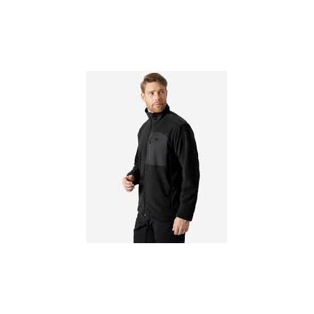 Men\'s Daybreaker Block Microfleece Jacket-BLACK