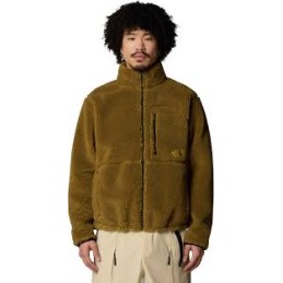 M EXTREME PILE 2 FULL ZIP JKT - MOSS GREEN/TNF BLK