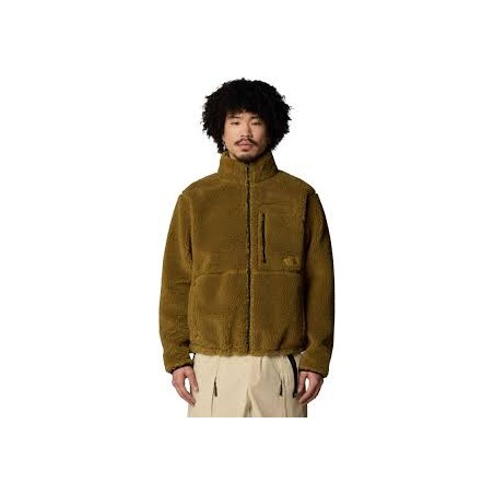 M EXTREME PILE 2 FULL ZIP JKT - MOSS GREEN/TNF BLK