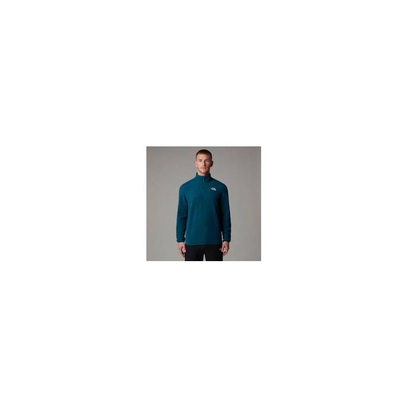 M 100 GLACIER 1/4 ZIP - MIDNIGHT PETROL