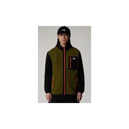 M YUMIORU FULL ZIP - FOREST OLIVE/TNFBLK