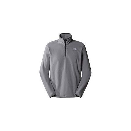 M 100 GLACIER 1/4 ZIP - TNF MEDIUM GREY