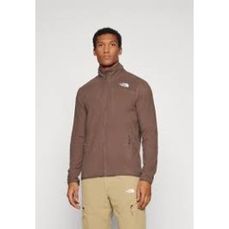 M 100 GLACIER FULL ZIP - SMOKEY BROWN