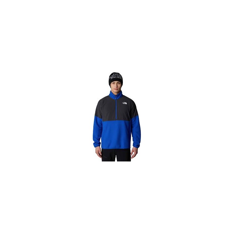 M GLACIER HVWT 1/4 ZIP - TNFBLU/ASPGRY