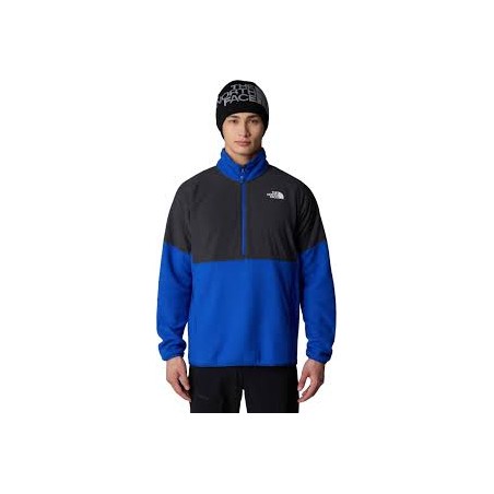 M GLACIER HVWT 1/4 ZIP - TNFBLU/ASPGRY