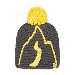 DORADO BEANIE -CARBON/YELLOW