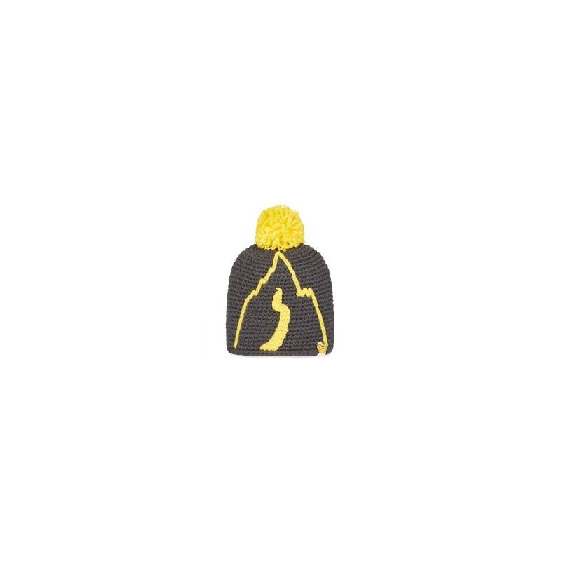 DORADO BEANIE -CARBON/YELLOW