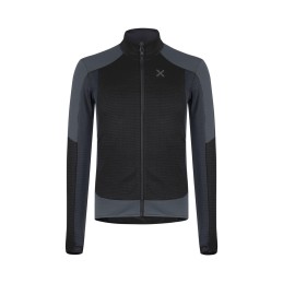 STRETCH COLOR MAGLIA - NERO/PIOMBO