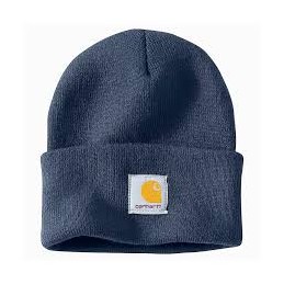 KNIT CUFFED BEANIE - NAVY