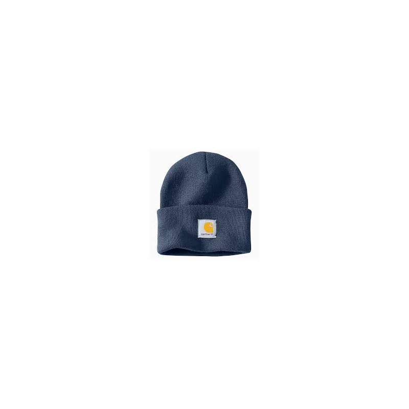 KNIT CUFFED BEANIE - NAVY