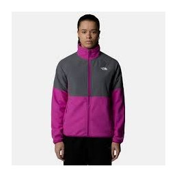 W GLACIER HVWT FULL ZIP JKT- DEEP MULBERRY/S