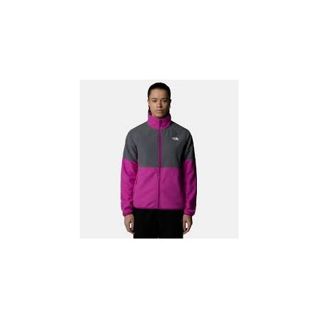 W GLACIER HVWT FULL ZIP JKT- DEEP MULBERRY/S